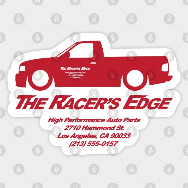 The Racer's Edge Classic V2 Sticker by TonieTee